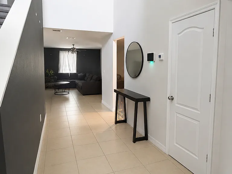 Entry and guest half bath