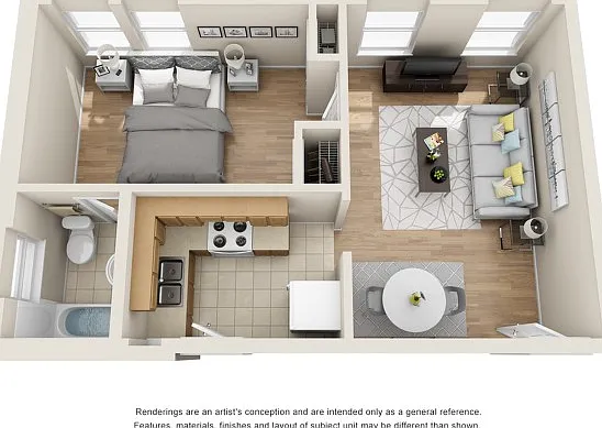 1 Bedroom | 1 Bathroom 1 Bedroom | 1 Bathroom
