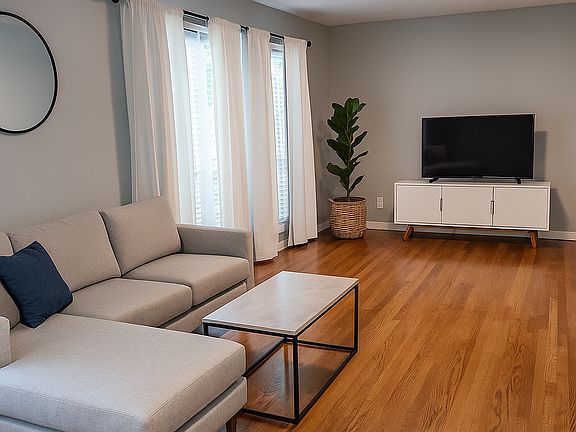 AI-generated living room possibilities.