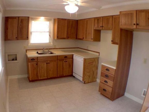 Remodeled kitchen comes with fridge, stove, dishwasher, and