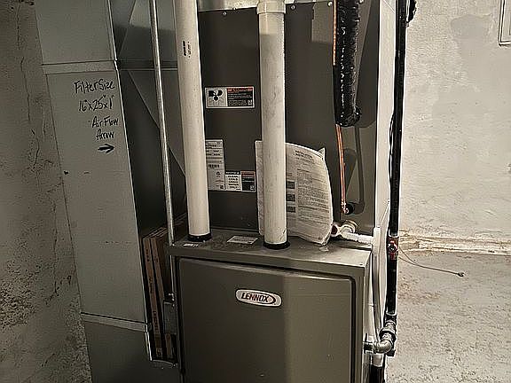 New gas furnace 