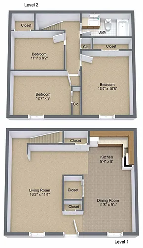Floor plan 3 Bedroom