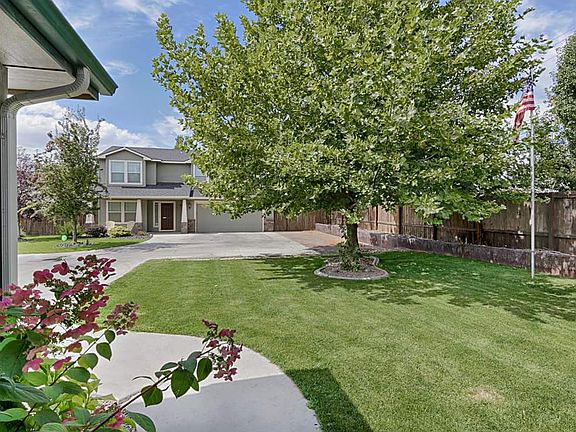 View at frontdoor looks west