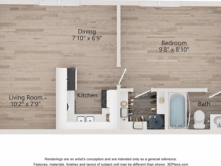 2D Unfurnished with Dimensions 2D Unfurnished with Dimensions