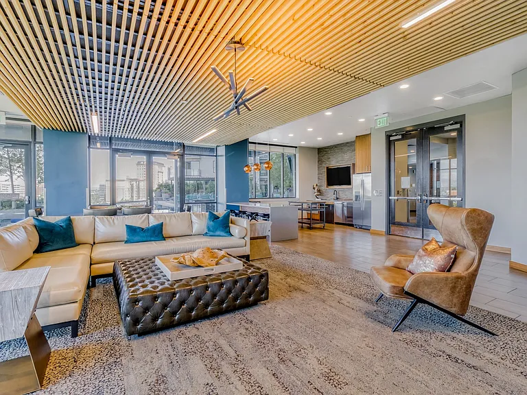 Kitchen and lounge perfect for entertaining guests