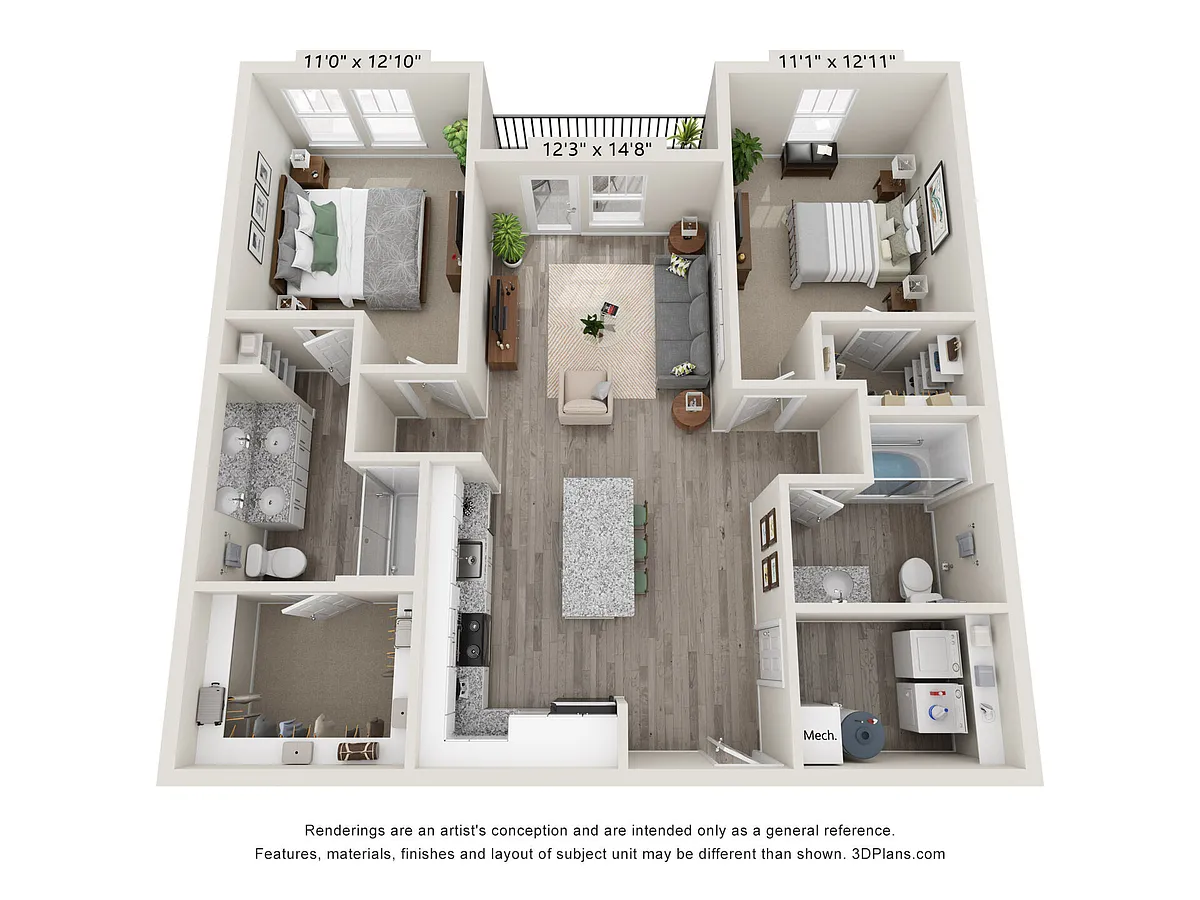 Floor plan B1