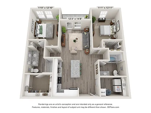 Floor plan B1
