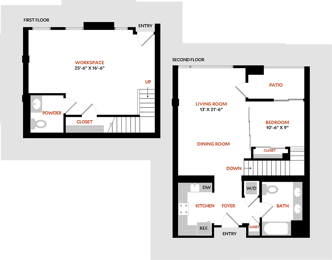 Floor plan Plan 1I
