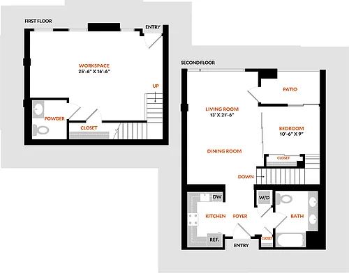 Floor plan Plan 1I