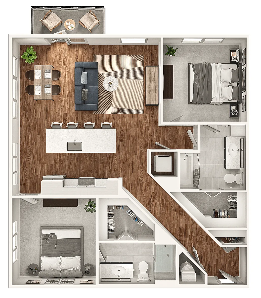Floor plan B4