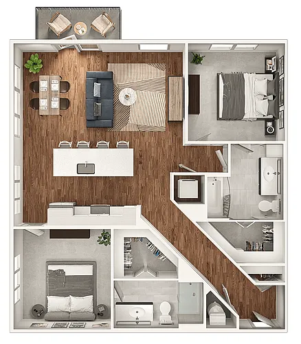 Floor plan B4