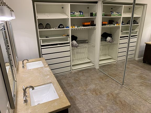 Master Bathroom Closet Area