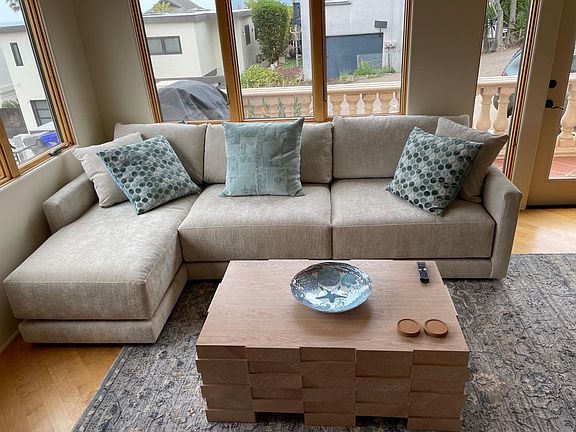 Living Room with White Water Views of Moonlight Beach