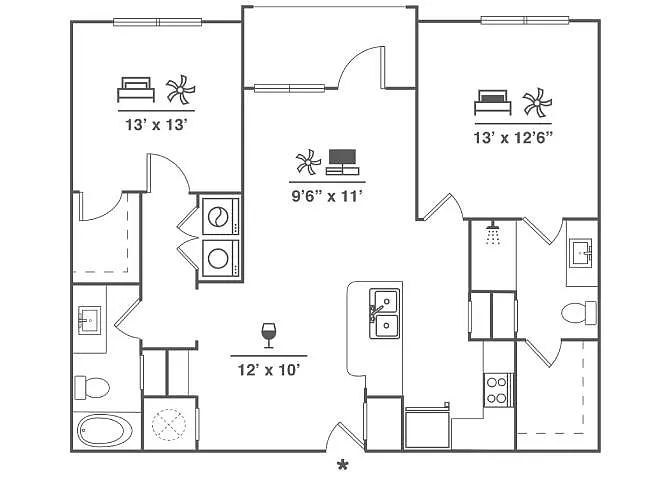 Floor plan B1