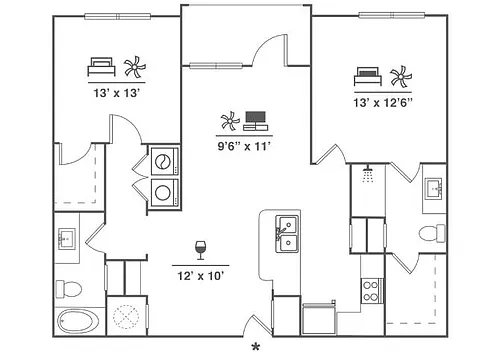 Floor plan B1