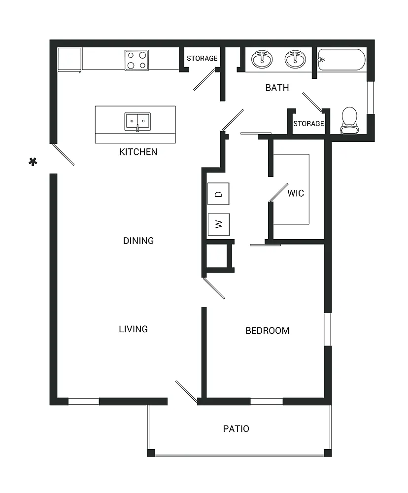 Floor plan Parker