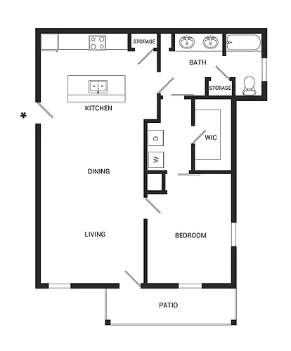 Floor plan Parker