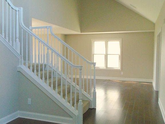 Foyer with Cathedral ceilings