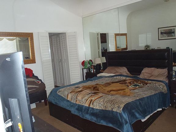 Master bedroom with bathroom