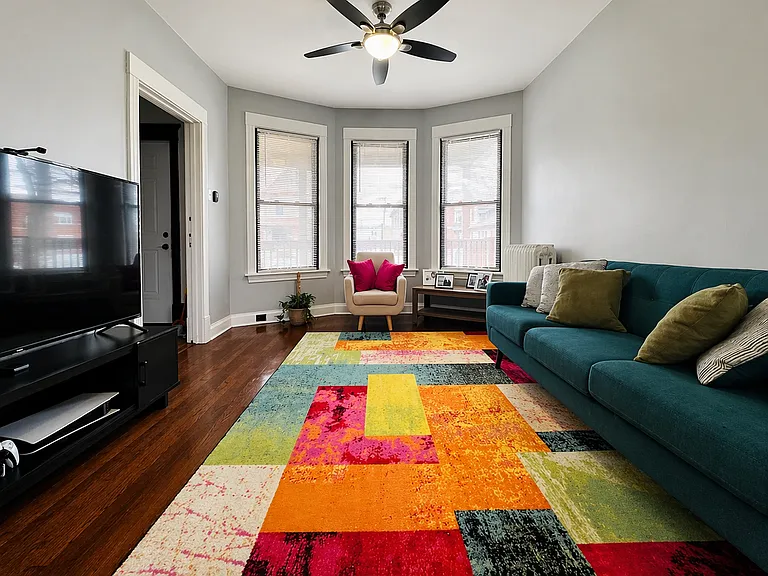 Spacious bright living room.