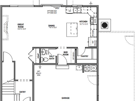 Main Level - Slab on Grade
