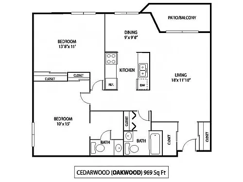 Floor plan Cedarwood