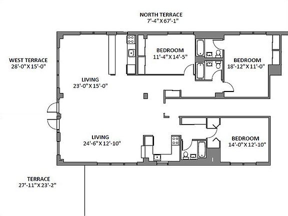2nd image of 37 Murray St Penthouse 12