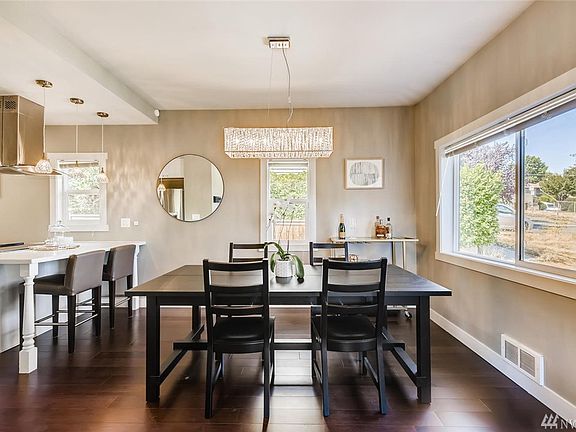 Dining room off the kitchen for easy entertaining.