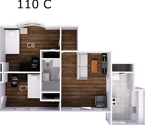 2 bed, 1.0 bath, $1,095 — Photo 4