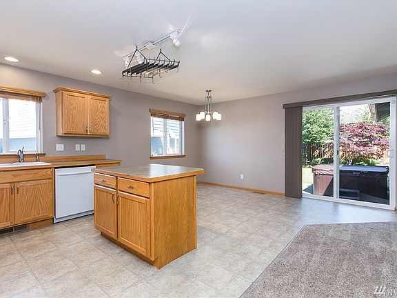 Plenty of room for your furnishings, family room to the right.