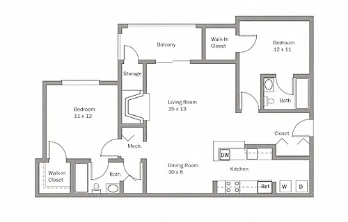 Floor plan Capstan