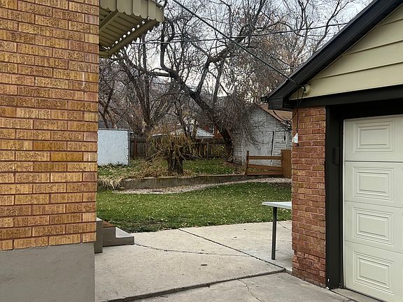 Back yard and patio area.