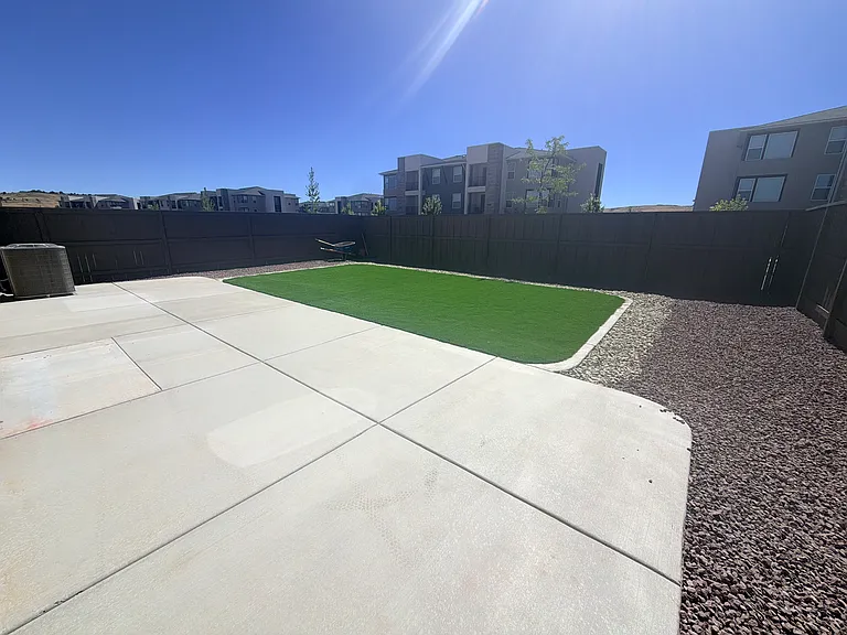 Brand new backyard