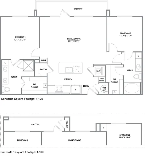 Floor plan Concorde