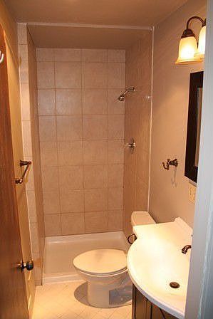 New Tile Shower and Fixtures in Master Bath