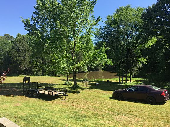 View to pond from front door