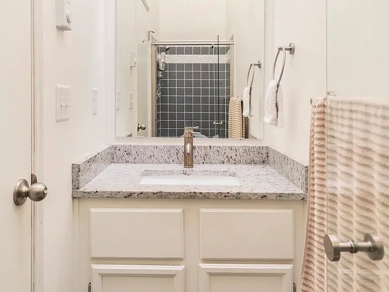 Master bedroom - bathroom sink and shower