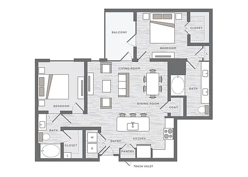 Floor plan B3