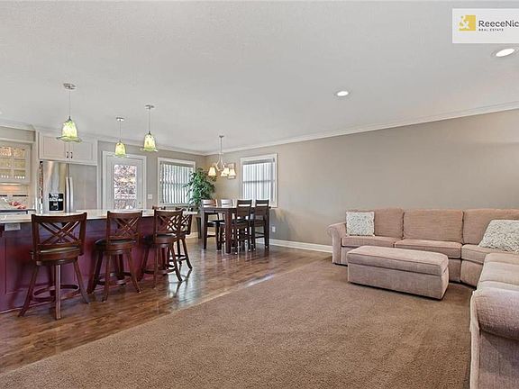 Now this is open-concept living! The spacious kitchen/dining/living room combo is the perfect spot for gathering.