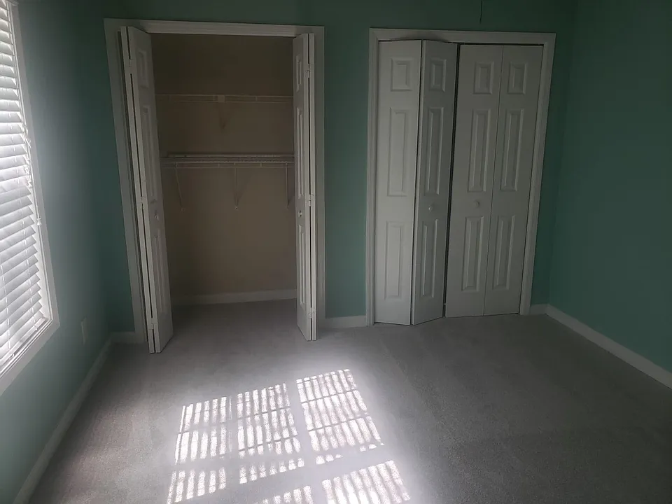 2nd Bedroom with wall ample closet space