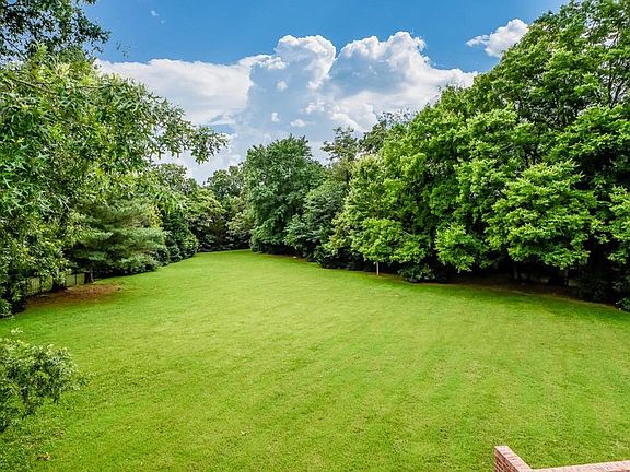 Fenced in backyard 