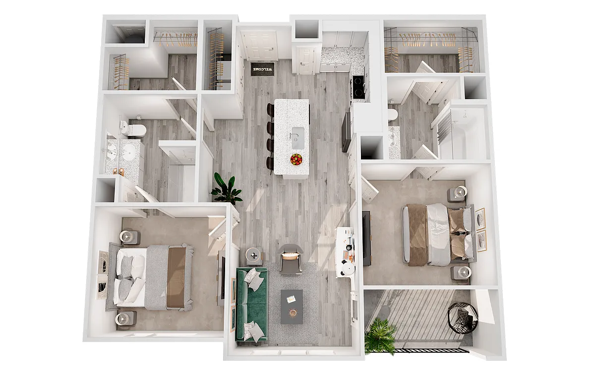 Floor plan B1