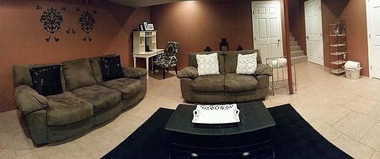 Full Basement with 2 Huge Closets