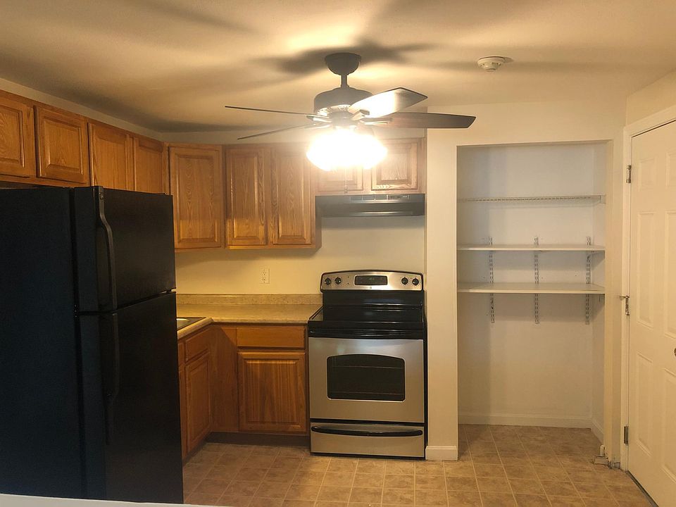 Kitchen with open pantry