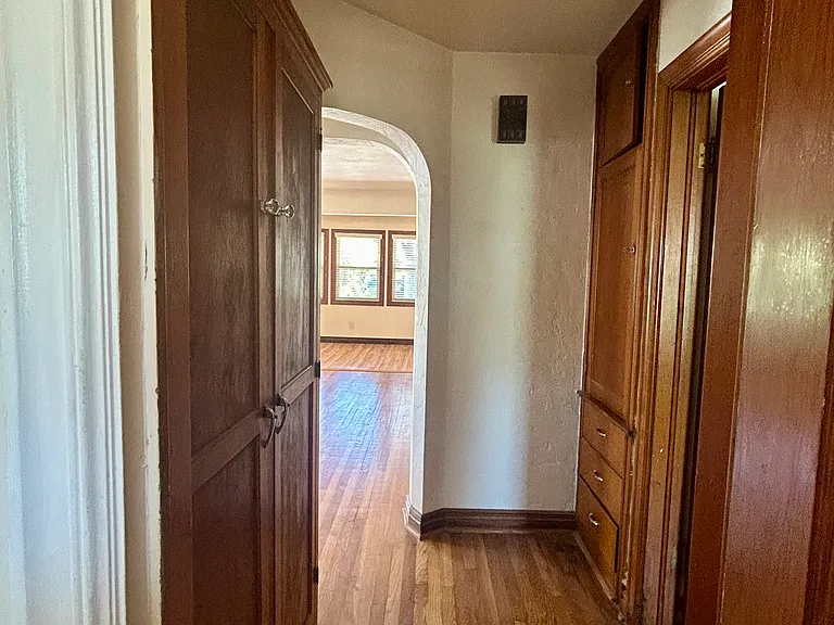 Storage in hallway