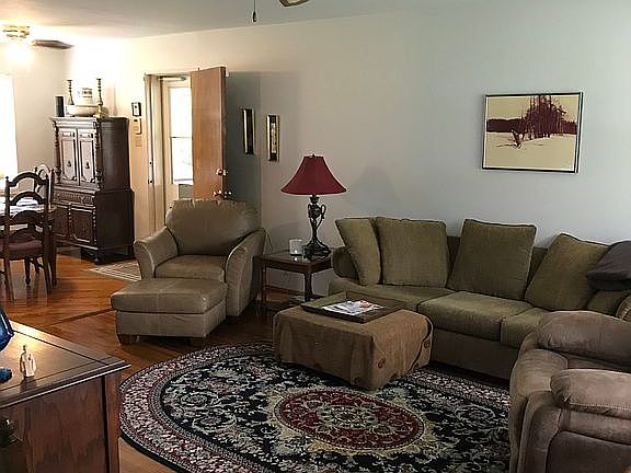 Living room dining area