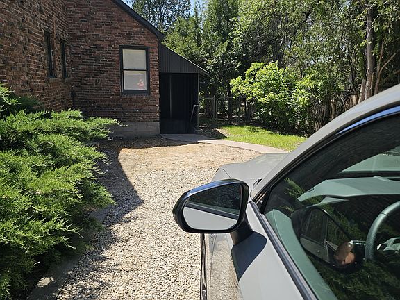 Designated parking in front of entry
