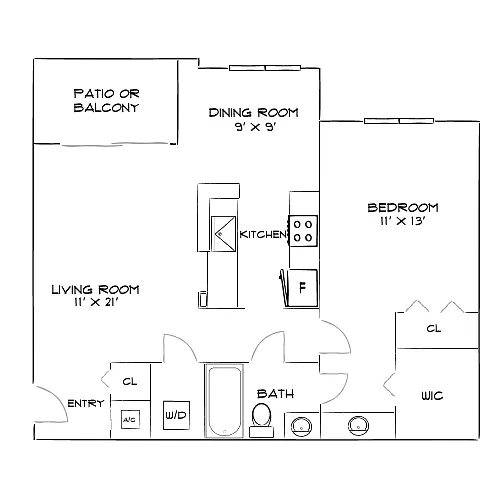 Floor plan Design 1A