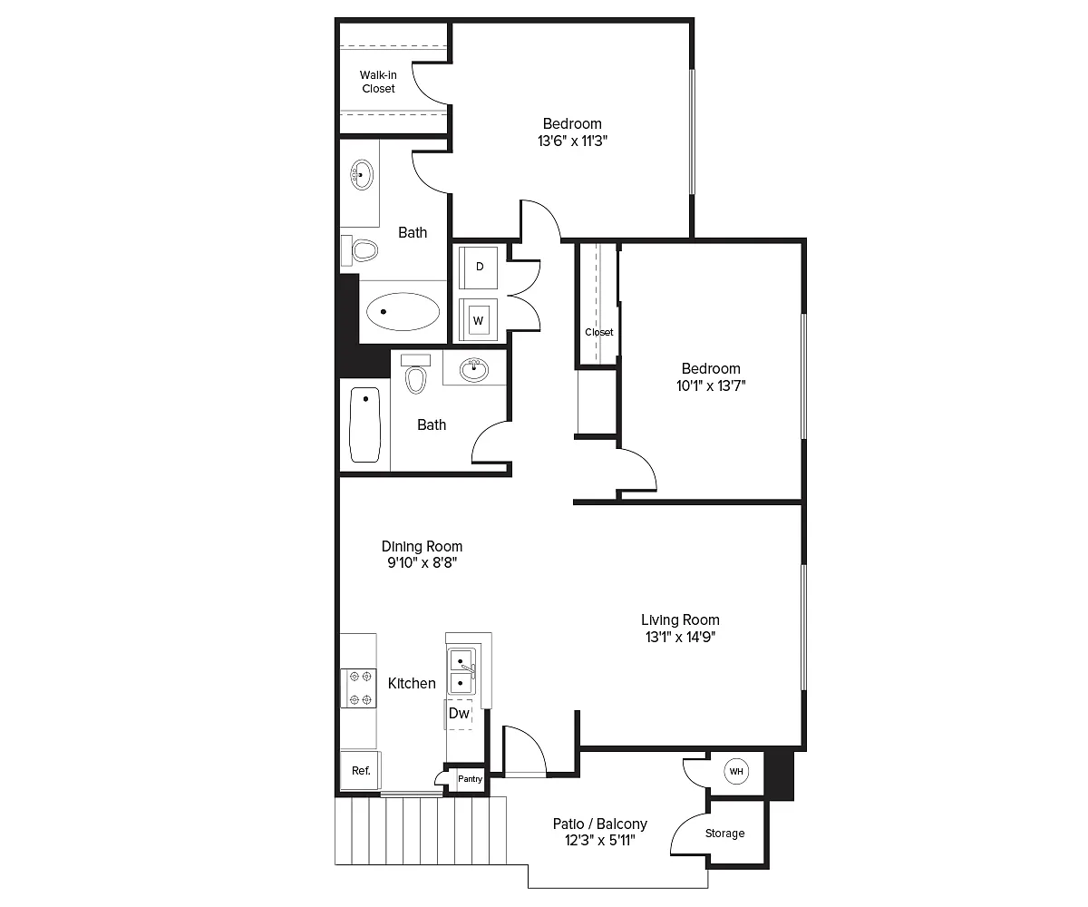 Floor plan 972