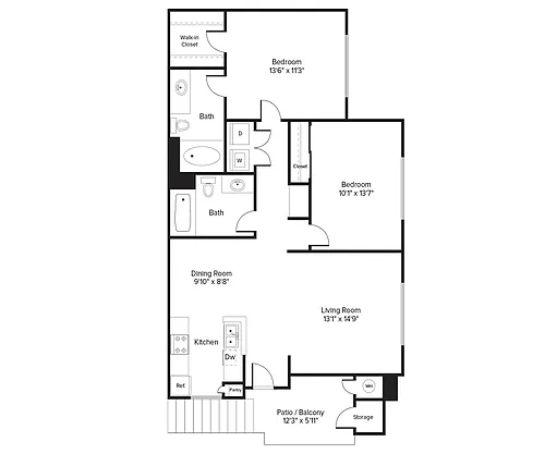 Floor plan 972